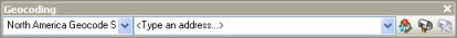 Geocoding toolbar