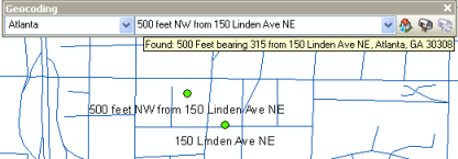 Find address with spatial offset