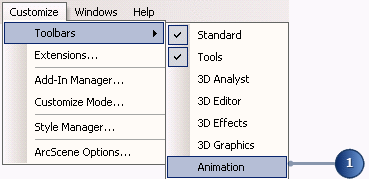 Add the Animation toolbar