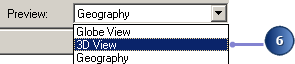 Change the preview to a 3D view