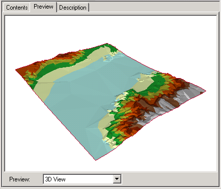 Navigating the 3D preview