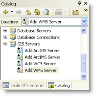 Conecte a un servidor WMS