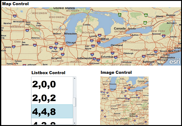 Obtaining and displaying tile information from an ArcGISTiledMapService.