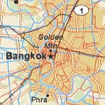 Thumbnail of DeLorme World Basemap showing Bangkok area
