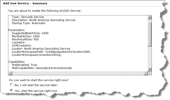 Add New Service Summary image