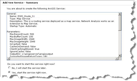 Add New Service Summary image