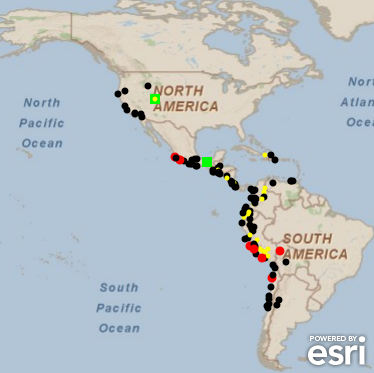 Earthquakes in the Americas.