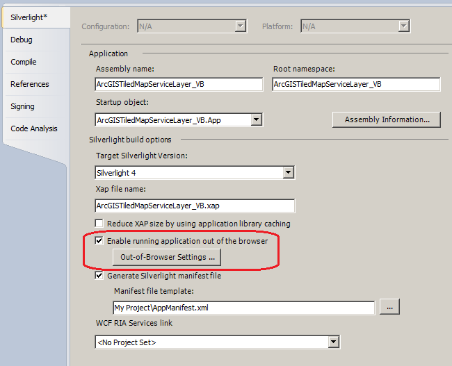 Modifying the trust settings for a Silverlight application in Visual Studio part1.