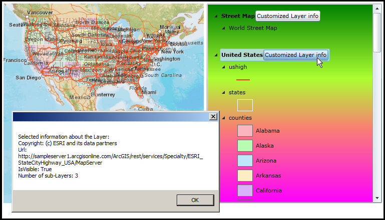 legend on a map example